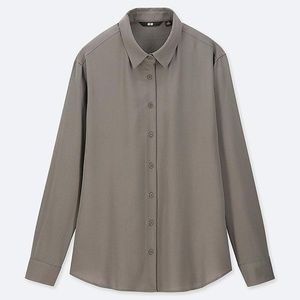Olive Green Rayon Blouse